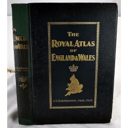The Royal Atlas Of England And Wales Reduced From The Ordnance Survey. A Complete Series Of Topographical Maps Physical And Statistical Charts Town Plans And Index Of 35 000 Names